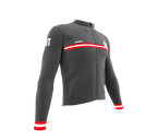 ScudoPro Pro Thermal Long Sleeve Cycling Jersey Country CODE Austria Gray | Men and Women