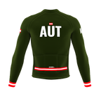 ScudoPro Pro Thermal Long Sleeve Cycling Jersey Country CODE Austria Green | Men and Women