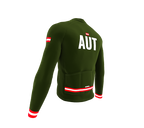 ScudoPro Pro Thermal Long Sleeve Cycling Jersey Country CODE Austria Green | Men and Women