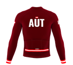 ScudoPro Pro Thermal Long Sleeve Cycling Jersey Country CODE Austria Vine | Men and Women