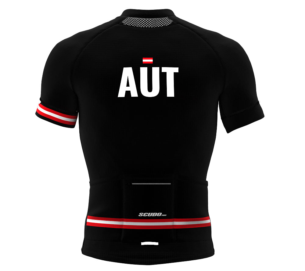 Austria Black CODE Short Sleeve Cycling PRO Jersey for Men and Women
