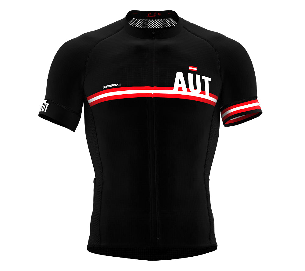 Austria Black CODE Short Sleeve Cycling PRO Jersey for Men and WomenAustria Black CODE Short Sleeve Cycling PRO Jersey for Men and Women