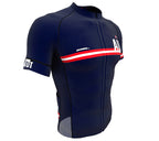 Austria Blue CODE Short Sleeve Cycling PRO Jersey for Men and Women