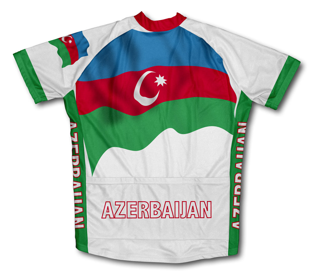 Azerbaijan Flag Cycling Jersey for Men and Women