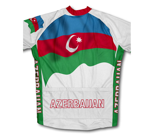 Azerbaijan Flag Winter Thermal Cycling Jersey