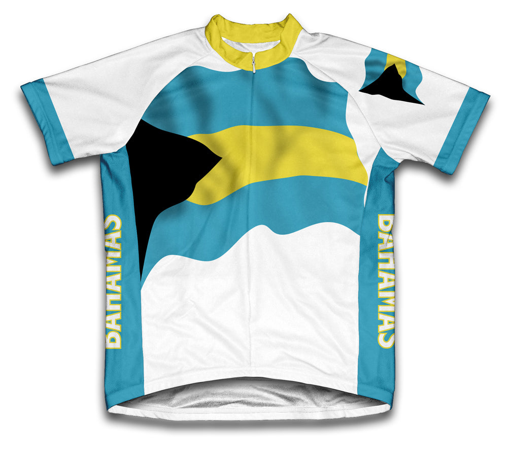 Bahamas Flag Cycling Jersey for Men and Women