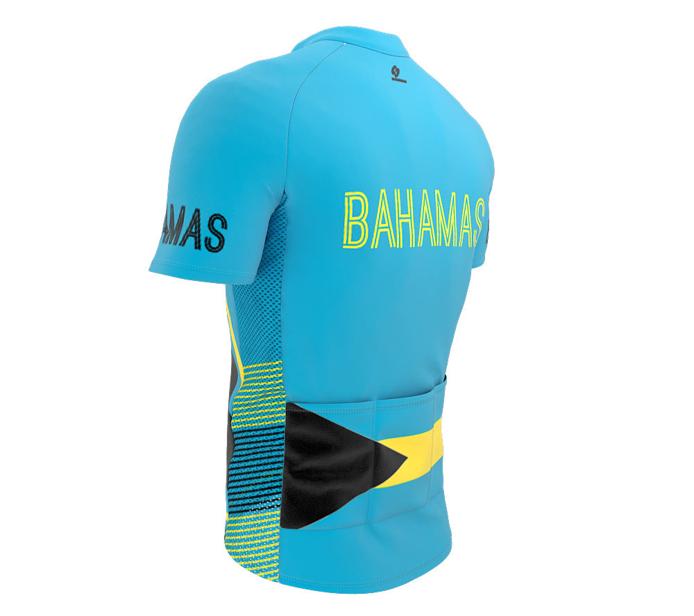 Bahamas  Full Zipper Bike Short Sleeve Cycling Jersey