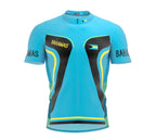 Bahamas  Full Zipper Bike Short Sleeve Cycling Jersey