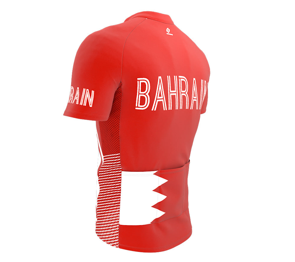 Bahrain  Full Zipper Bike Short Sleeve Cycling Jersey
