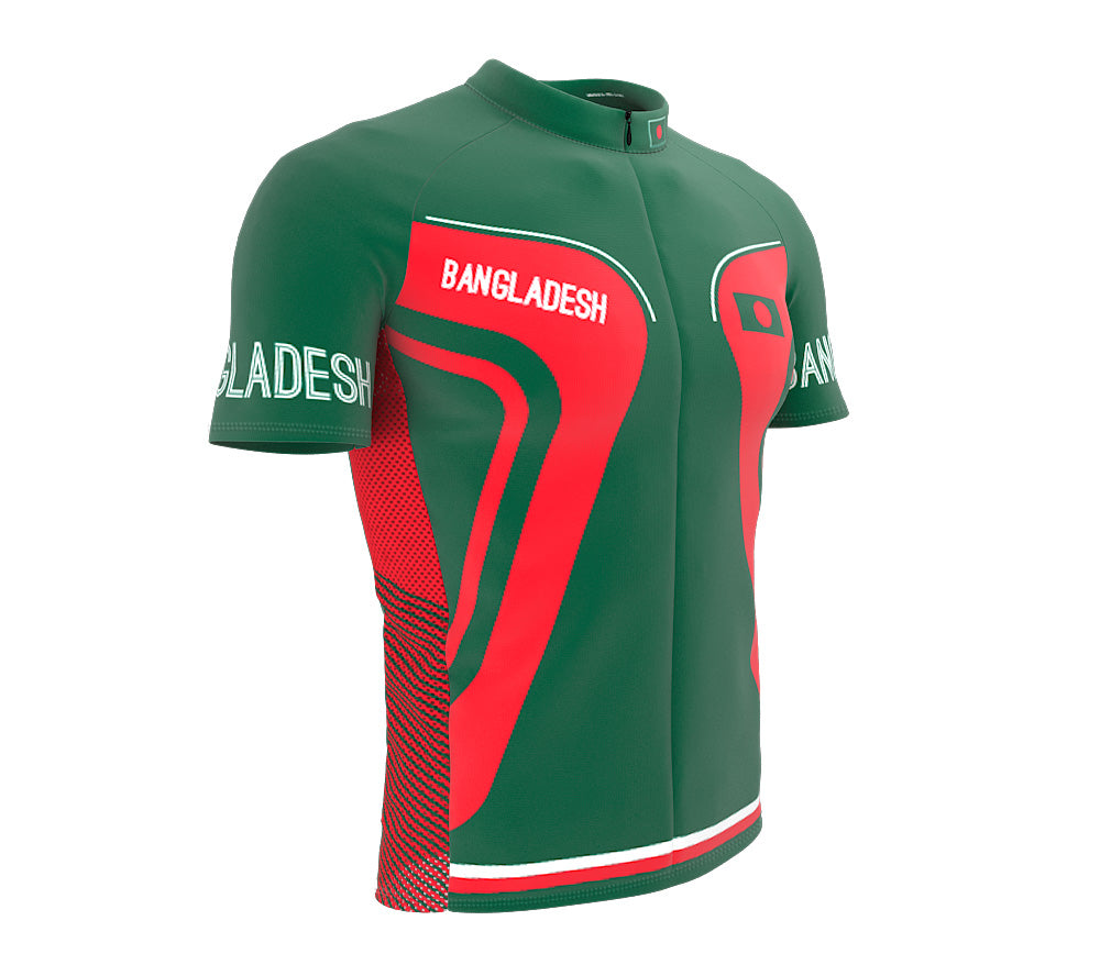 Bangladesh  Full Zipper Bike Short Sleeve Cycling Jersey