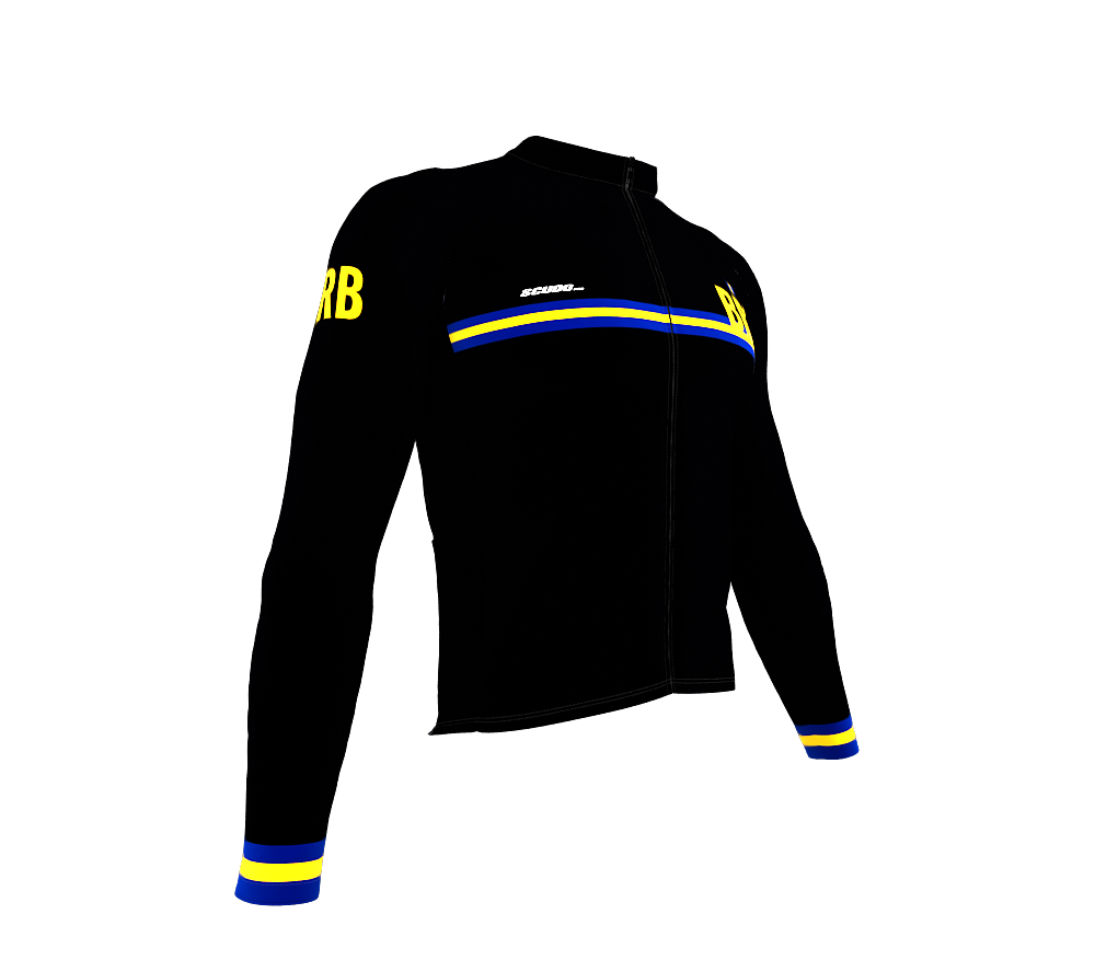 ScudoPro Pro Thermal Long Sleeve Cycling Jersey Country CODE Barbados Black | Men and Women