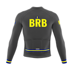 ScudoPro Pro Thermal Long Sleeve Cycling Jersey Country CODE Barbados Gray | Men and Women