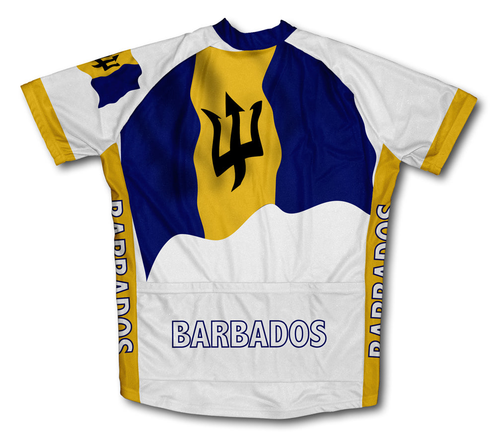 Barbados Flag Cycling Jersey for Men and Women
