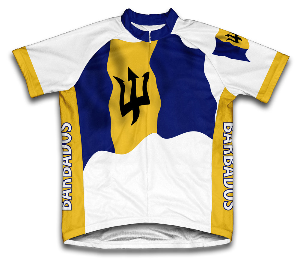 Barbados Flag Cycling Jersey for Men and Women