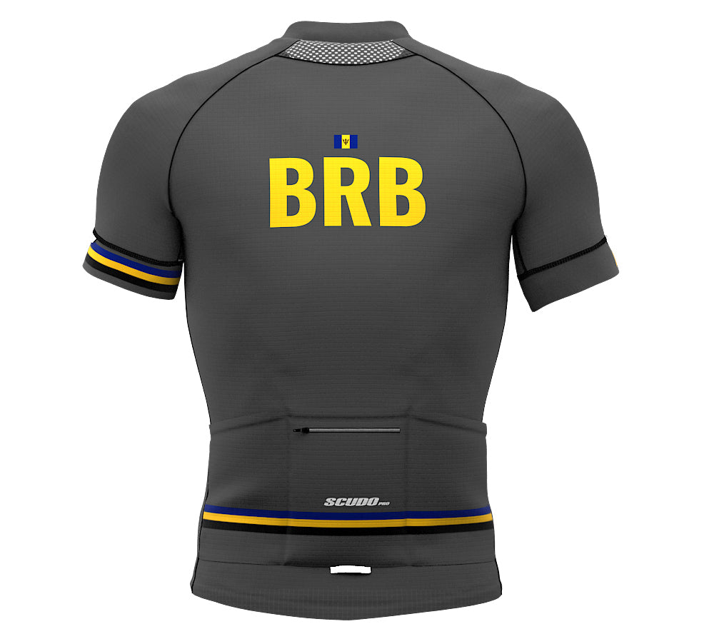 Barbados Gray CODE Short Sleeve Cycling PRO Jersey for Men and Women