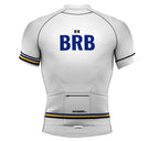 Barbados White CODE Short Sleeve Cycling PRO Jersey for Men and Women