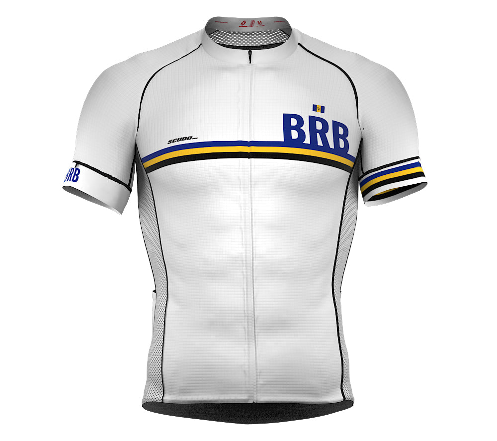 Barbados White CODE Short Sleeve Cycling PRO Jersey for Men and WomenBarbados White CODE Short Sleeve Cycling PRO Jersey for Men and Women