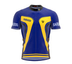 Barbados  Full Zipper Bike Short Sleeve Cycling Jersey