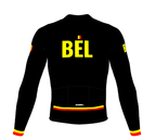 ScudoPro Pro Thermal Long Sleeve Cycling Jersey Country CODE Belgium Black | Men and Women