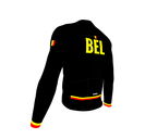 ScudoPro Pro Thermal Long Sleeve Cycling Jersey Country CODE Belgium Black | Men and Women