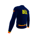 ScudoPro Pro Thermal Long Sleeve Cycling Jersey Country CODE Belgium Blue | Men and Women