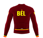 ScudoPro Pro Thermal Long Sleeve Cycling Jersey Country CODE Belgium Vine | Men and Women