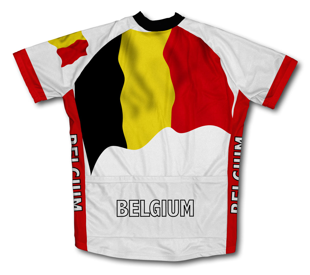 Belgium Flag Cycling Jersey for Men and Women