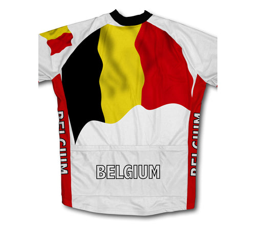 Belgium Flag Winter Thermal Cycling Jersey