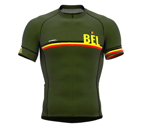 Belgium Green CODE Short Sleeve Cycling PRO Jersey for Men and WomenBelgium Green CODE Short Sleeve Cycling PRO Jersey for Men and Women