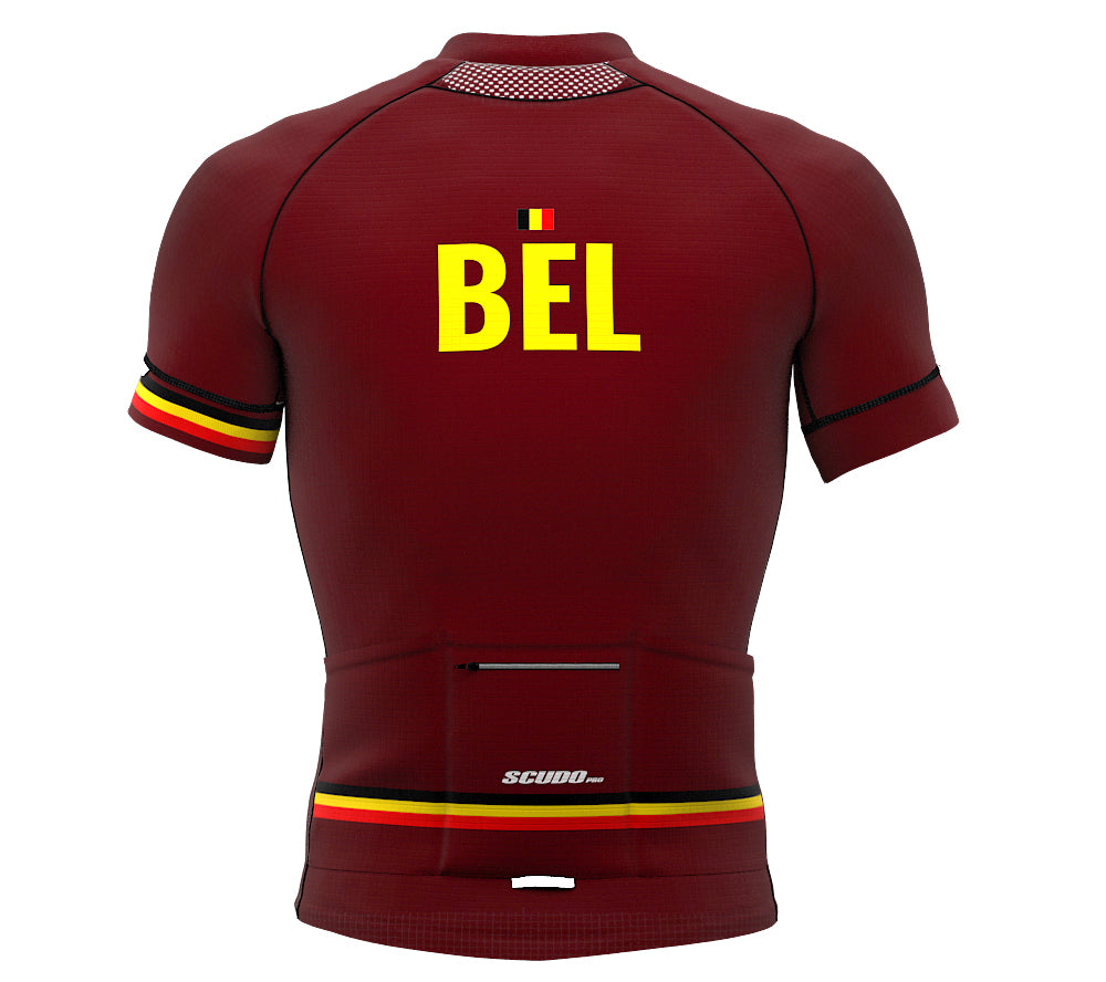 Belgium Vine CODE Short Sleeve Cycling PRO Jersey for Men and Women
