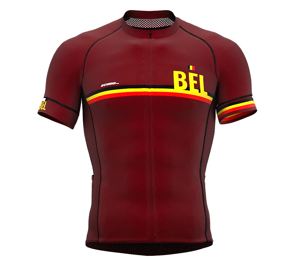 Belgium Vine CODE Short Sleeve Cycling PRO Jersey for Men and WomenBelgium Vine CODE Short Sleeve Cycling PRO Jersey for Men and Women