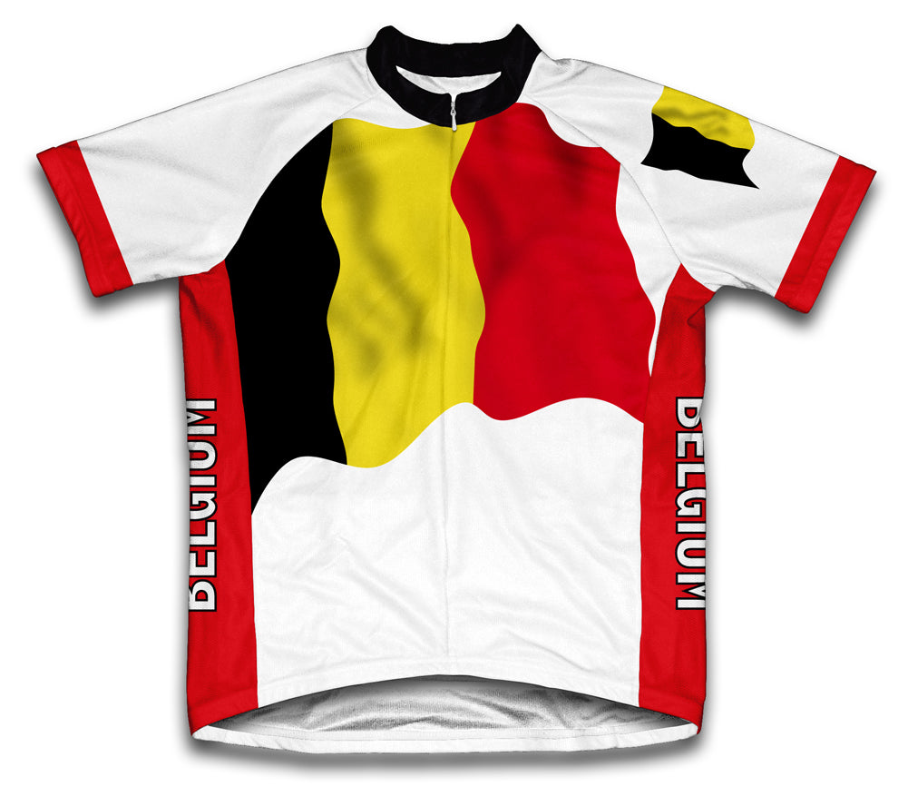 Belgium Flag Cycling Jersey for Men and Women