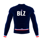 ScudoPro Pro Thermal Long Sleeve Cycling Jersey Country CODE Belize Blue | Men and Women
