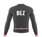 ScudoPro Pro Thermal Long Sleeve Cycling Jersey Country CODE Belize Gray | Men and Women