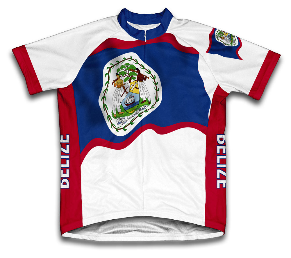 Belize Flag Cycling Jersey for Men and Women