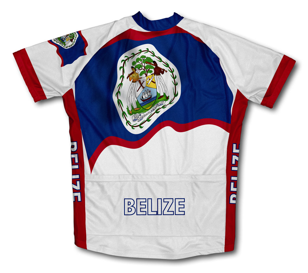 Belize Flag Cycling Jersey for Men and Women