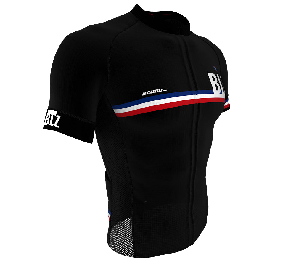 Belize Black CODE Short Sleeve Cycling PRO Jersey for Men and Women