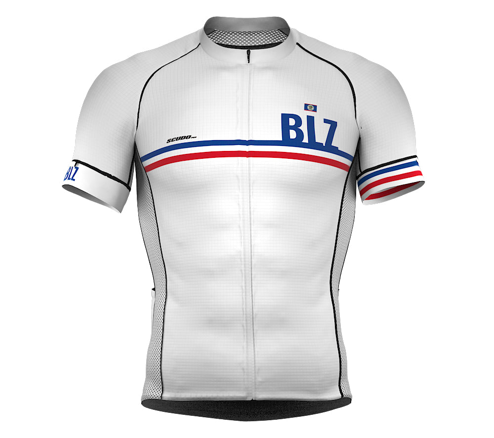 Belize White CODE Short Sleeve Cycling PRO Jersey for Men and WomenBelize White CODE Short Sleeve Cycling PRO Jersey for Men and Women