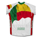 Benin Flag Cycling Jersey for Men and Women