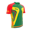 Benin  Full Zipper Bike Short Sleeve Cycling Jersey