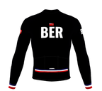 ScudoPro Pro Thermal Long Sleeve Cycling Jersey Country CODE Bermuda Black | Men and Women