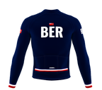 ScudoPro Pro Thermal Long Sleeve Cycling Jersey Country CODE Bermuda Blue | Men and Women