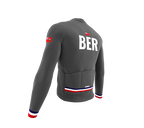 ScudoPro Pro Thermal Long Sleeve Cycling Jersey Country CODE Bermuda Gray | Men and Women