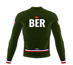 ScudoPro Pro Thermal Long Sleeve Cycling Jersey Country CODE Bermuda Green | Men and Women