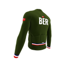 ScudoPro Pro Thermal Long Sleeve Cycling Jersey Country CODE Bermuda Green | Men and Women