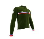 ScudoPro Pro Thermal Long Sleeve Cycling Jersey Country CODE Bermuda Green | Men and Women