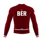 ScudoPro Pro Thermal Long Sleeve Cycling Jersey Country CODE Bermuda Vine | Men and Women