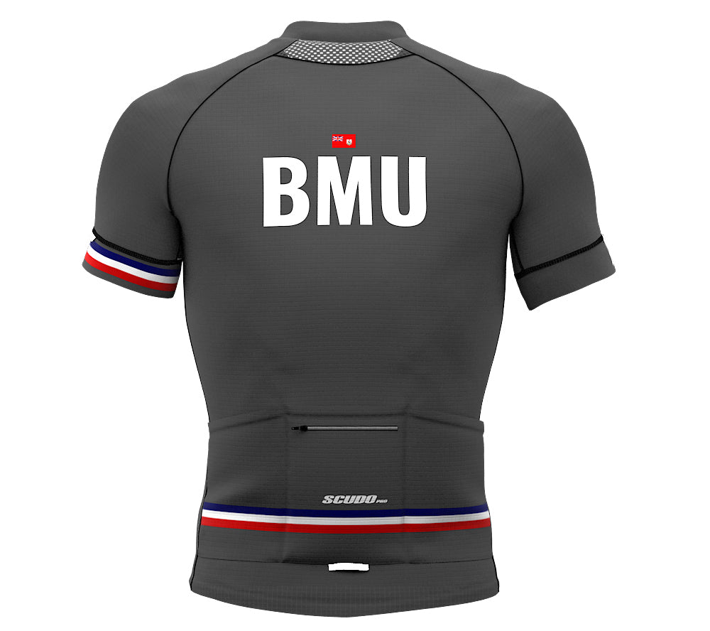 Bermuda Gray CODE Short Sleeve Cycling PRO Jersey for Men and Women