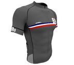 Bermuda Gray CODE Short Sleeve Cycling PRO Jersey for Men and Women