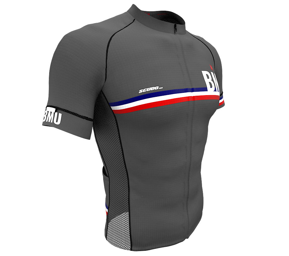 Bermuda Gray CODE Short Sleeve Cycling PRO Jersey for Men and Women